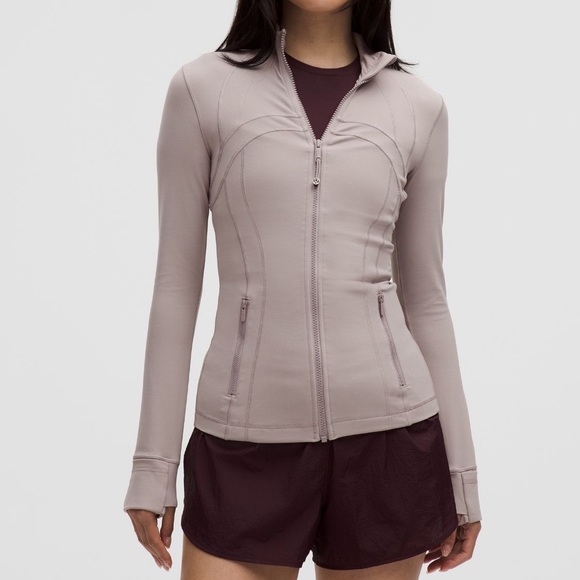 Lululemon Define Jacket Nulu size 10 in mauve grey - Picture 1 of 6